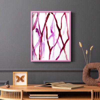 Runnel XVI Framed Print - Solid Wood