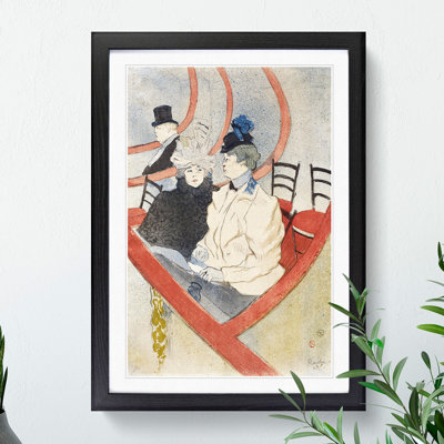 Box in the Grand Tier by Henri de Toulouse-Lautrec - Picture Frame Painting