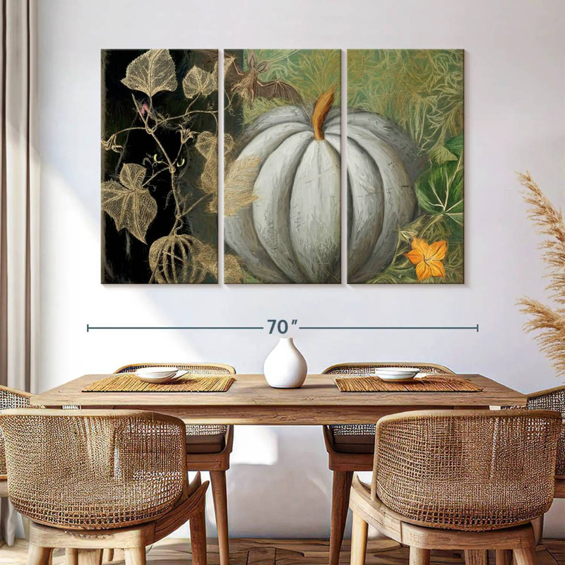 Yarlin Fresh Pumpkin, 42" H x 65" W