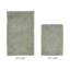 Ensemble de tapis pour salle de bain 2 pièces 100% coton 2155 g / m² Makaylynn, certifié OEKO-TEX®, envers en latex antidérapant, touffeté moelleux, super absorbant, tapis de salle de bain lavables à la machine, sauge foncé-97762382-71054682