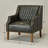 30.5'' W Top-grain Genuine Leather Upholstered Armchair-1765020398