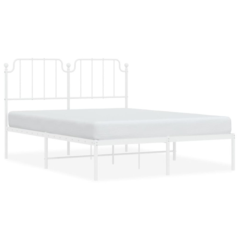 Absar Metal Bed, 140 x 200cm, Black footboard