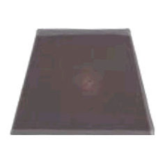 Fabric Square Lamp Shade, Dark Grey, 26cm H x 30cm W x 30cm D