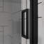 32 po x 72 po Porte de douche pivotante en verre pliable sans cadre 1/4 de pouce (6 mm) Panneau de douche pivotant en verre trempé transparent, installation réversible