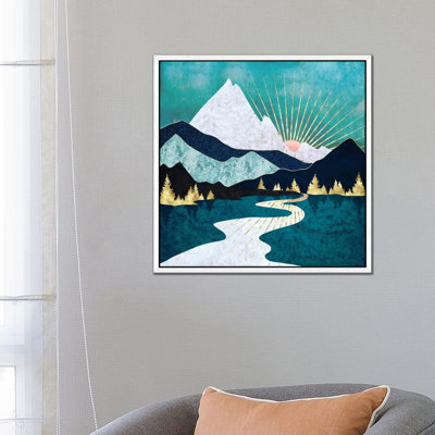 Winter River - Print on Canvas