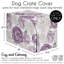Housse de chenil pour chien avec pivoines lavande et ivoire par Sweet Jojo Designs-116561046