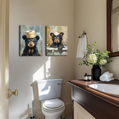 2 Piece Wrapped Canvas Wall Art