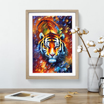 Tiger Portrait No.2 - Single Picture Frame Painting