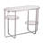 Maxina 42'' Glass Top Console Table