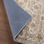 Tapis rectangulaire en laine touffeté à la main brun / or Karthik-229118176