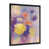 Impression noire sur toile encadrée sélectionné