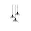 Asuka 3 - Light Black Cluster Pendant