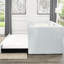 Lit de jour simple en tissu d'ameublement gris pour un style de vie polyvalent avec lit escamotable et confort-1206977960