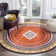Tapis orange / or Aderito
