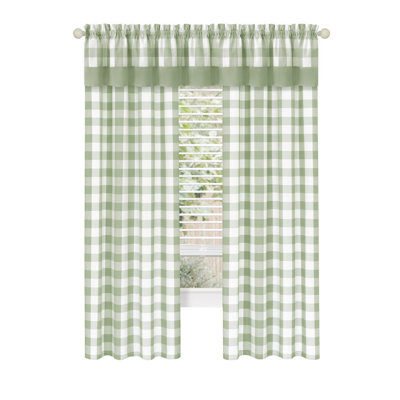 Paire de rideaux semi-transparents avec passe-tringle Jazzy