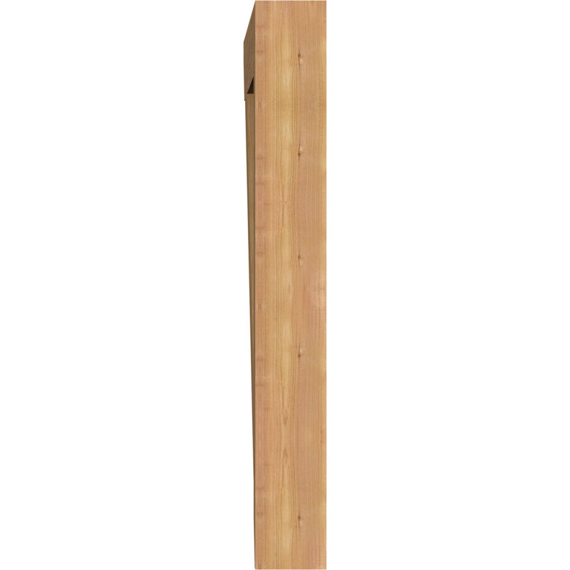 H 5,5 po x P 5,5 po, Cèdre rouge de l'Ouest lisse, L 5 1/2 po x P 44 po x H 44 po