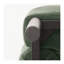Chaise d'appoint en polyester vert foncé avec coussin et structure en bois d'eucalyptus-130633049