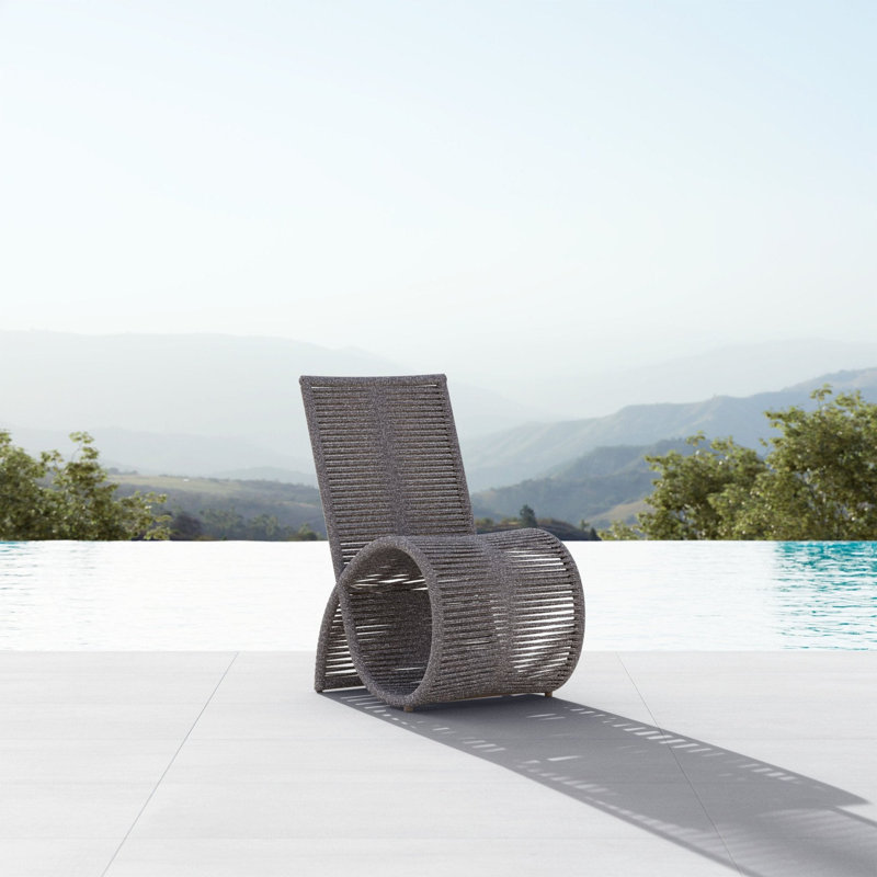 Wave Dining Chair, Matte Bronze/Morel