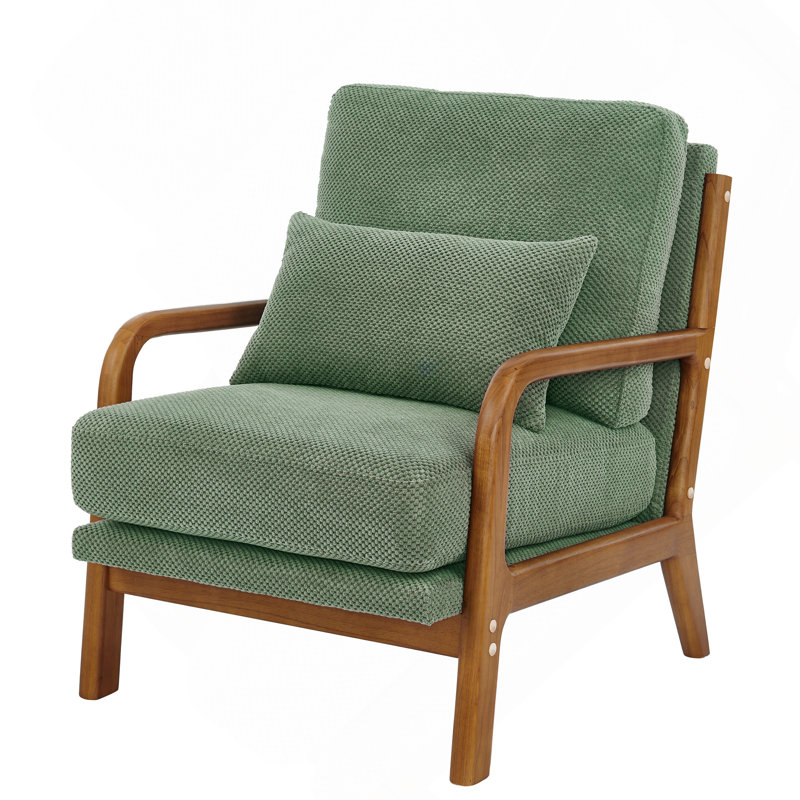 Chaise longue en bois, Dark Green