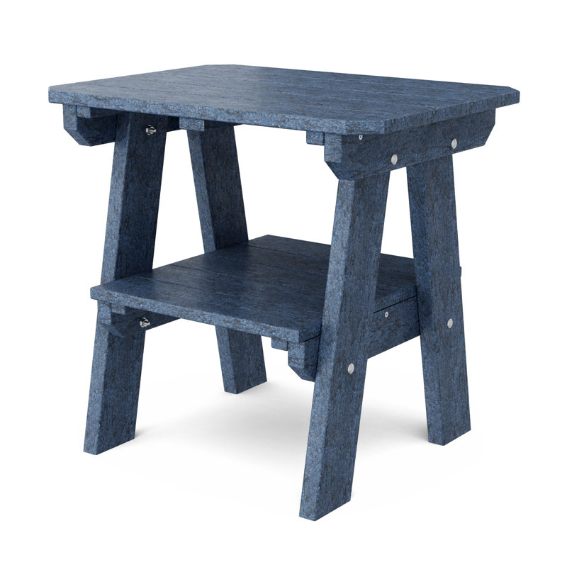 Heritage Two-Tier End Table, Patriot Blue