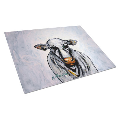 Planche à découper en verre Bessie la vache