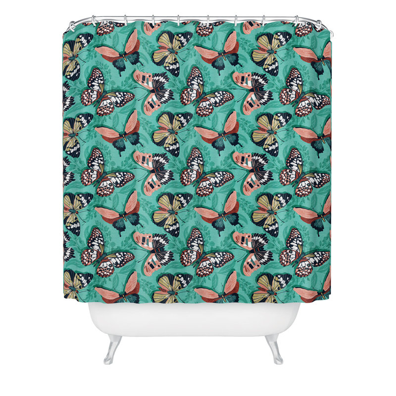 Abstract Liner and Shower Curtain and Liner Included