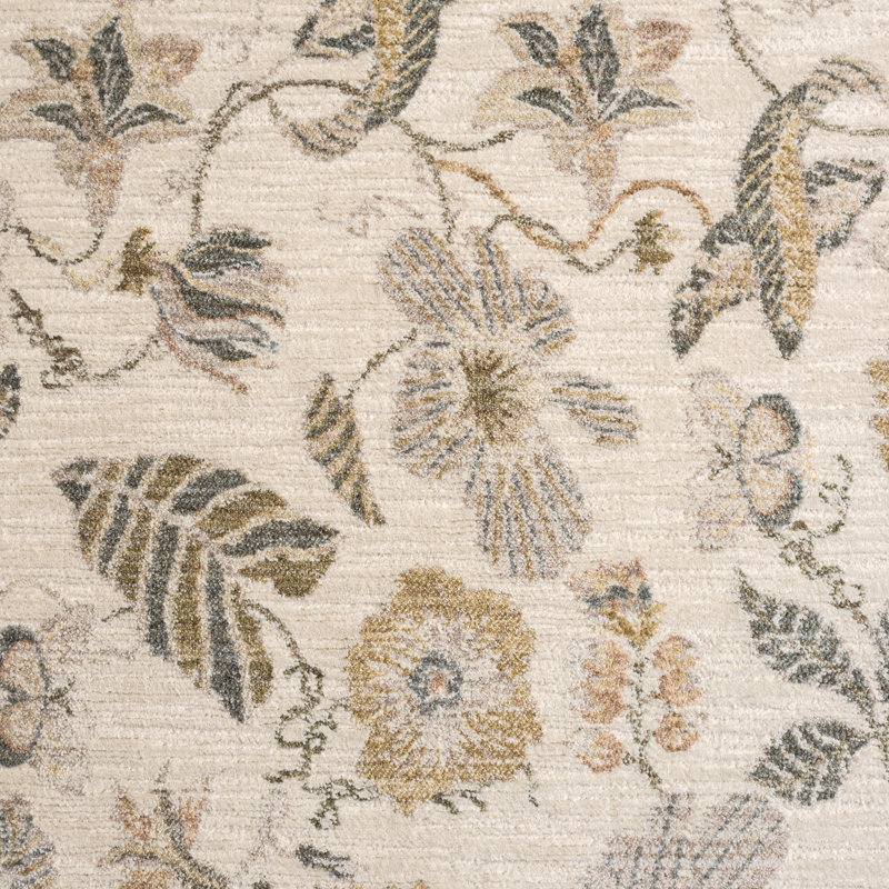 Tapis floral Bloom 726 Performance, Rectangle 9 pi x 12 pi