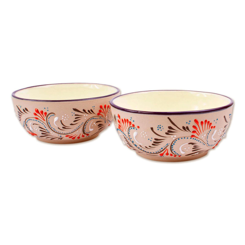 Colibri Ceramic Bowls (Pair)