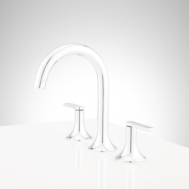 Lentz 1.2 GPM Widespread Bathroom Faucet with Lever Handles
