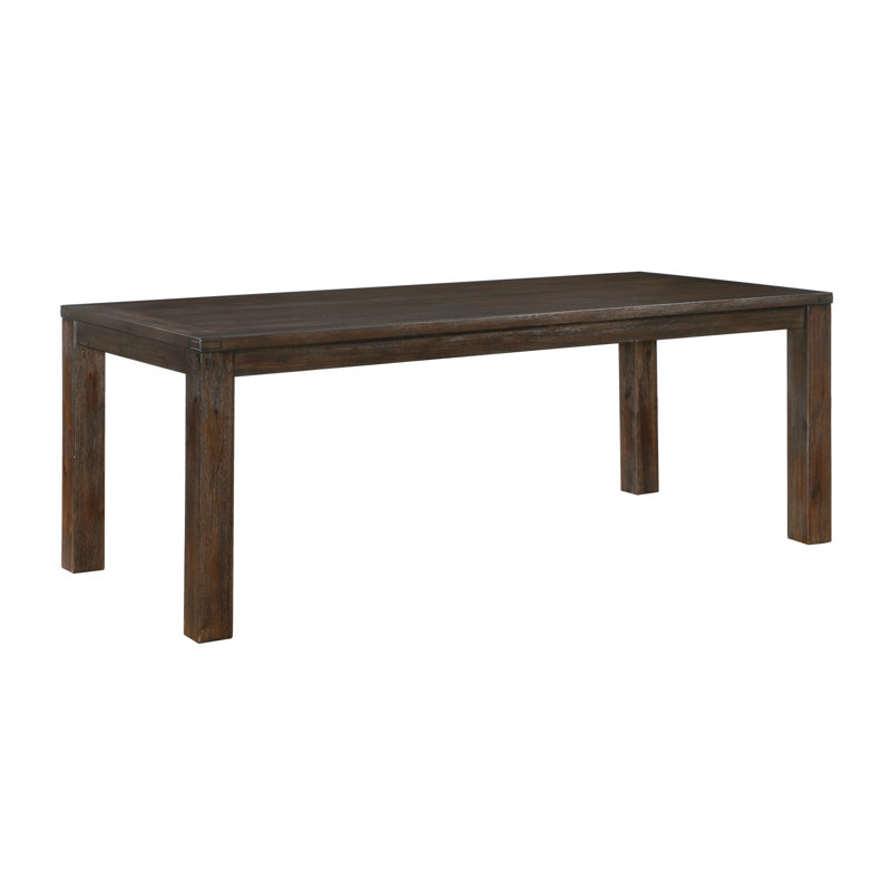 Table de salle à manger brun foncé