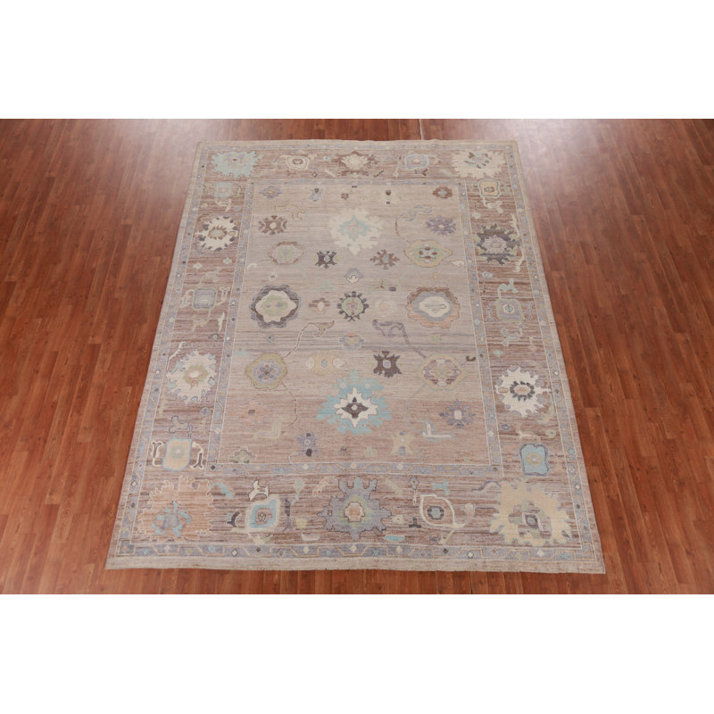 Vegetable Dye Oushak Turkish Area Rug 8x10