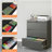 3 Drawer Lateral File Cabinet, 35.4 Inch Wide Metal Filing Cabinet, Locking Heavy Duty File Cabinet for Home Office, Anti-Tip Safety Interlock, Vertical Storage for Letter/Legal/A4 Files, Black