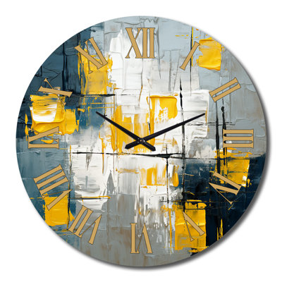 Horloge murale abstraite