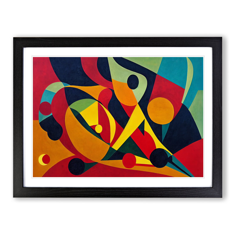 Great Abstract - Print, 46cm H x 64cm W, Black