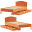Hoch Solid Wood Storage Bed-449990716-449990705