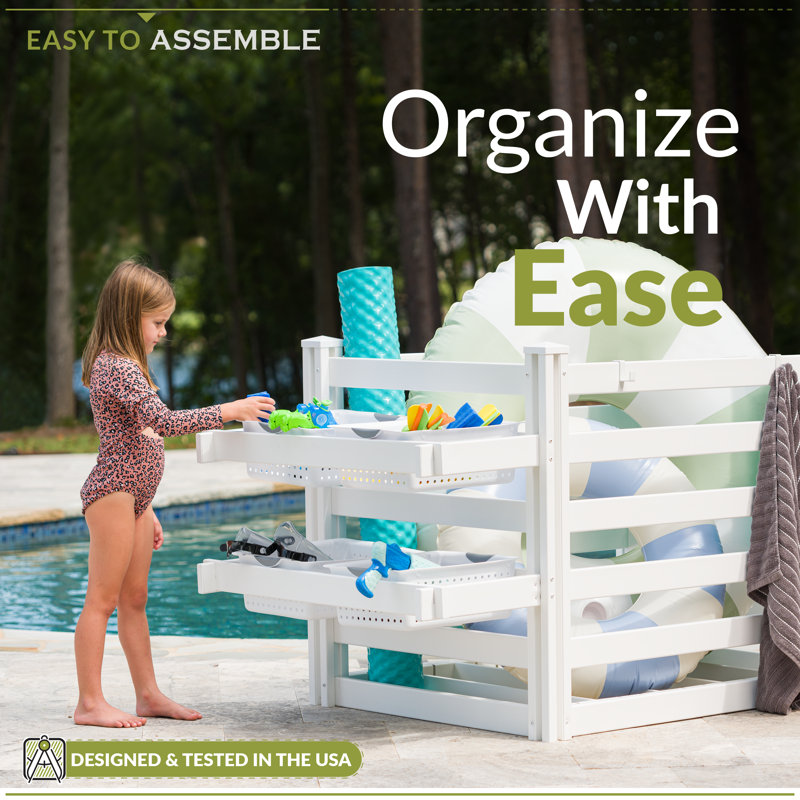 Freestanding Pool Float Storage Organizer - Thumbnail 2