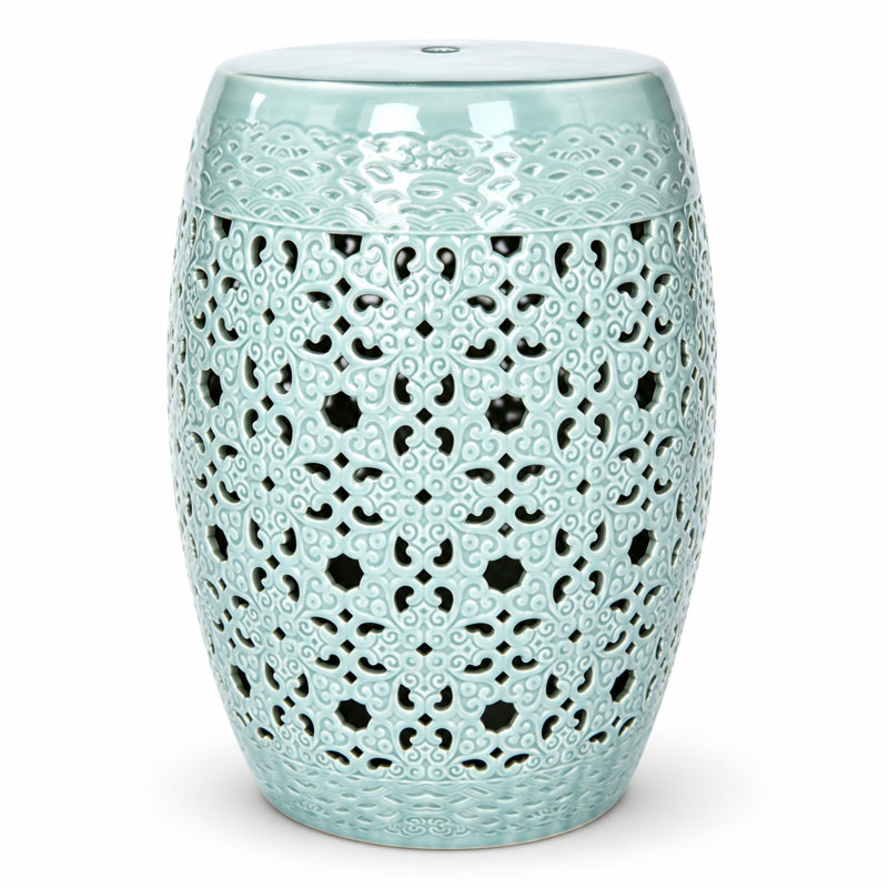 Clark Garden Stool, Celadon