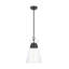Luminaire suspendu noir à 1 lumière Bronsyn