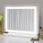 Prestano Rectangle LED Metal Mirror