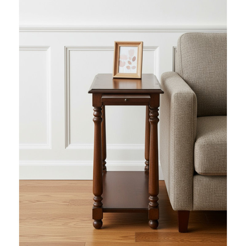  Transitional 24" Castlewood End Table with Shelf