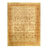 One-of-a-Kind Rectangle 10'5" X 13'7" Hand Knotted Area Rug