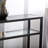 Swanage 50.25'' Glass Top Console Table