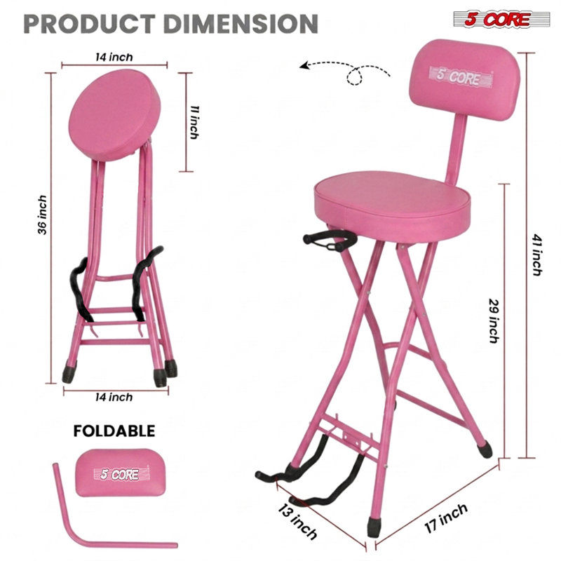 Tabouret 5Core, Pink