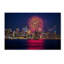 « vancouver fireworks » par pierre leclerc,, reproduction de photo sur toile tendue-14742753