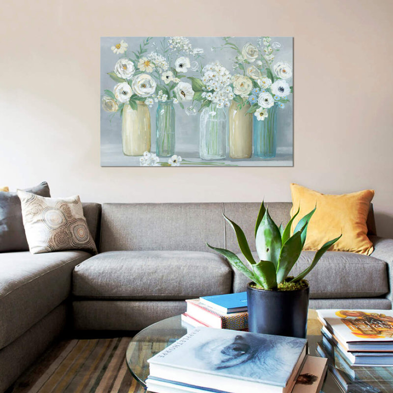 Blooming Meadow Beauties by Sally Swatland - Wrapped Canvas Giclee Art Print, 152.5 cm H x 101.5 cm W