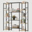 160cm W Metal Standard Bookcase-1677917889