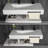 48" x 19" Double Layers Floating Vanity Stone Resin Wall-Mounted Vessel