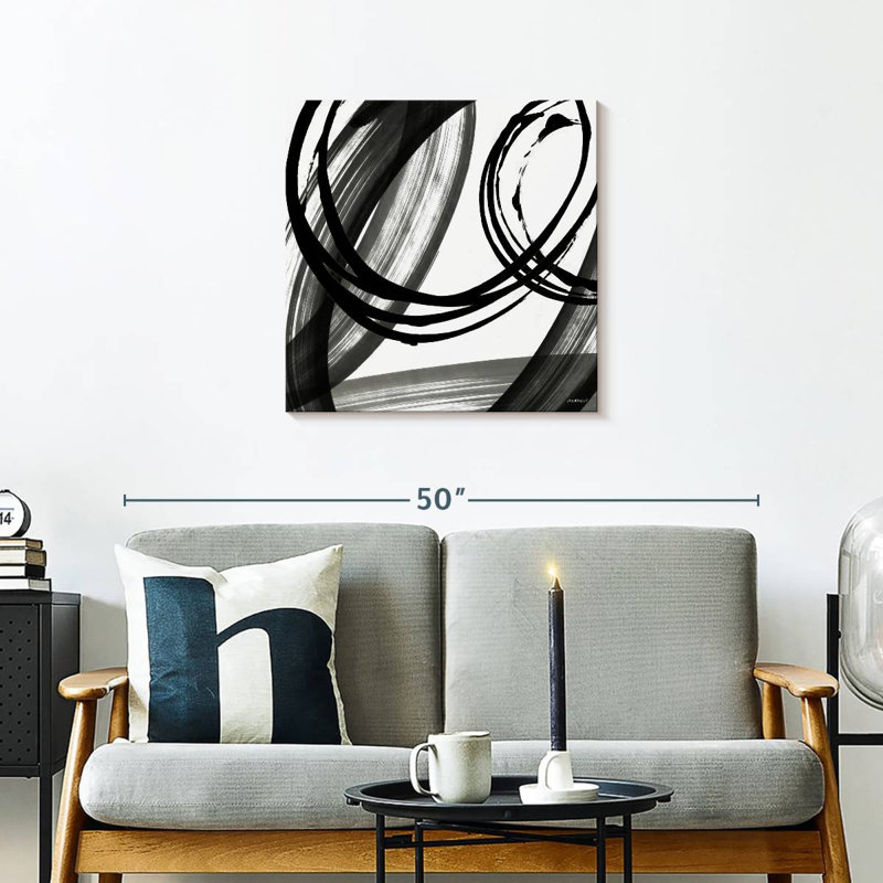 Black And White Pop I, H 24 po x l 24 po