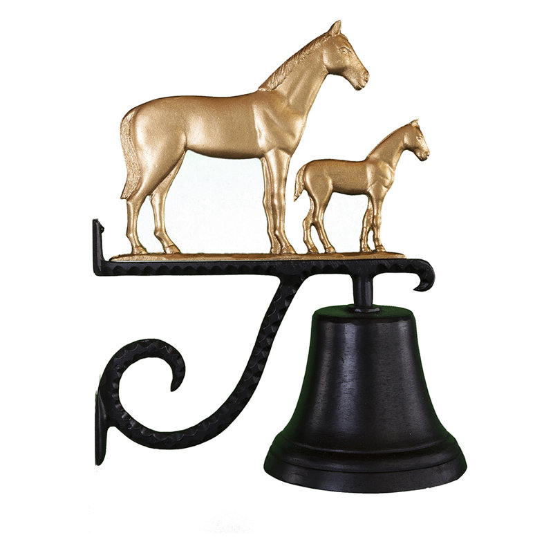 Cast Mare and Colt Bell, Gold