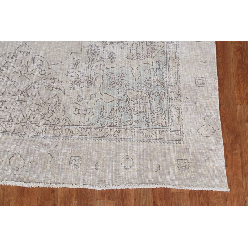 Tapis perse en laine patiné Analydia Tabriz
